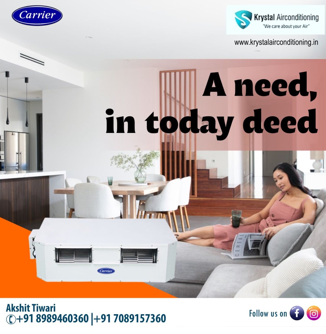 Best Carrier Ducted AC Dealer in Indore